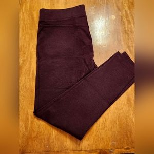 Loft Maroon pants NWOT sz large